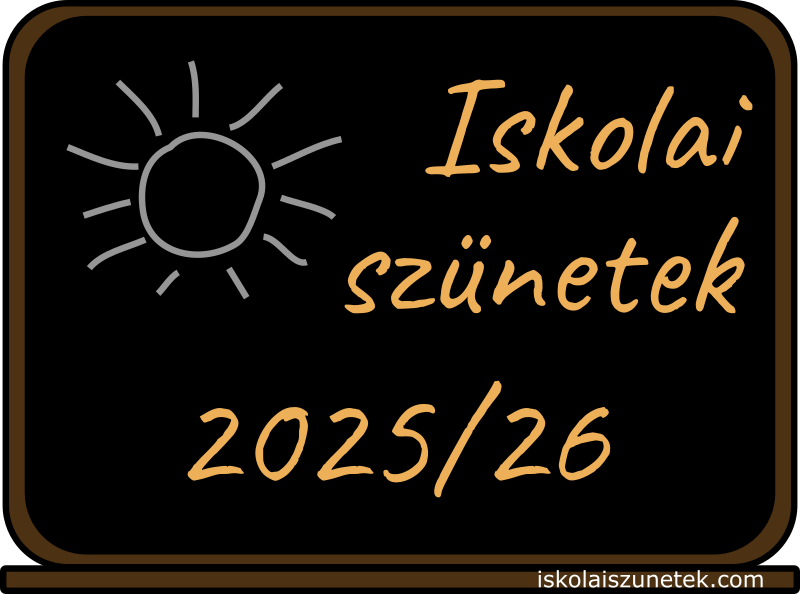 Iskolai szünetek 2025/26