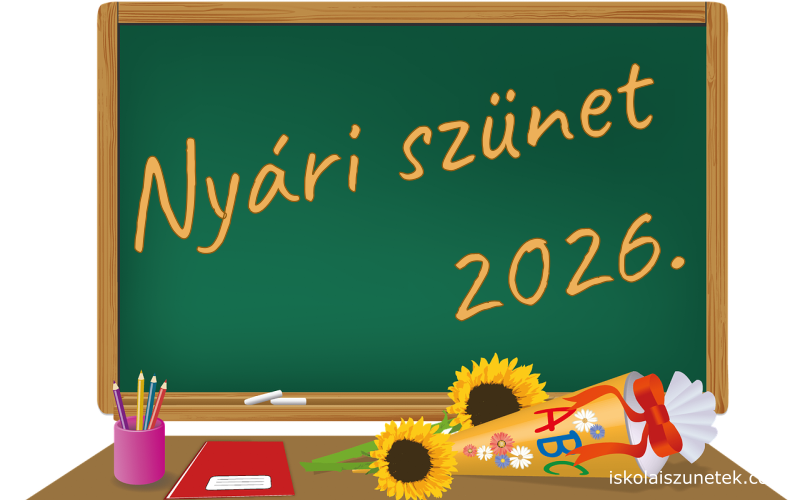 Nyári szünet 2026.