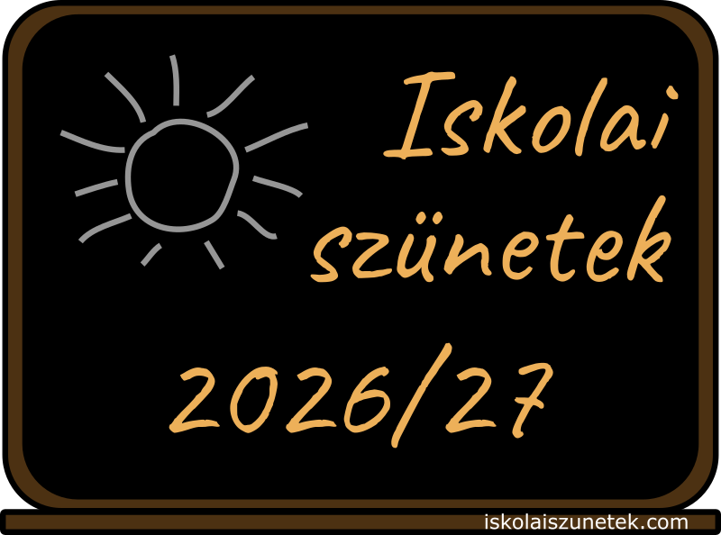 Iskolai szünetek 2026/27